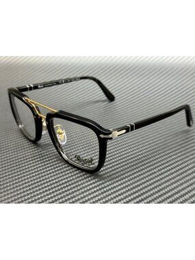 New Persol Men Black Eyeglasses 54-21-140